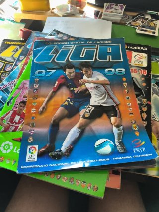 Álbumes cromos Liga BBVA Este 2009-adelante