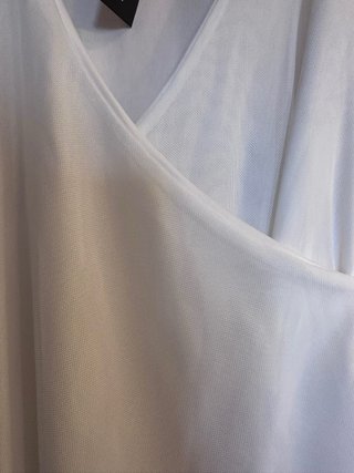 Vestido largo blanco PrettyLittleThing Talla XS