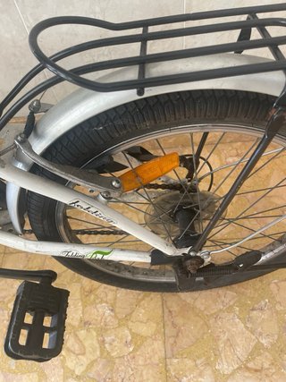 Bicicleta Plegable Blanca
