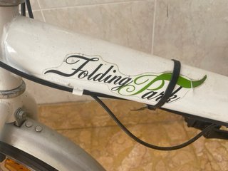 Bicicleta Plegable Blanca