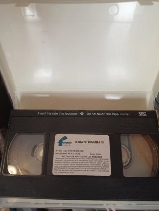 KARATE KIMURA 3 VHS VIDEOCLUB