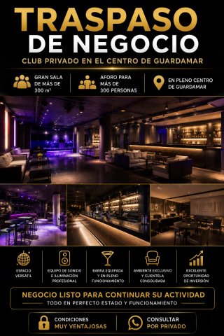 TRASPASO DE NEGOCIO – GUARDAMAR DEL SEGURA - CLUB