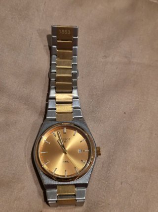 Reloj Tissot PRX Dorado y Plateado