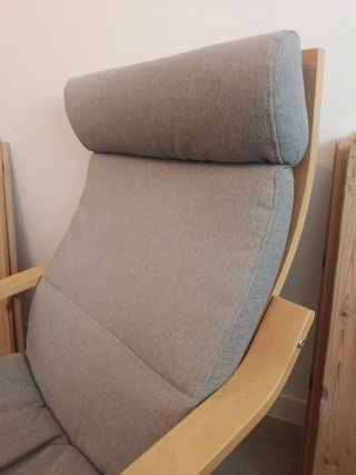 Butaca Ikea Madera Beige, poang. Nuevo vale 89.