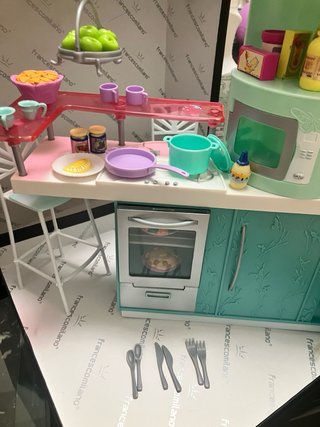 Cucina Barbie con accessori