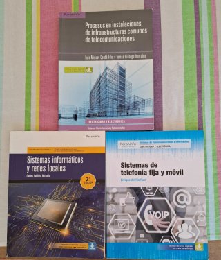 Libros Grado Medio y Superior Telecomunicaciones