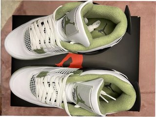 Jordan 4 Retro Seafoam Talla 44 Nuevas