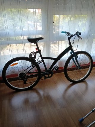 Bicicleta montaña azul