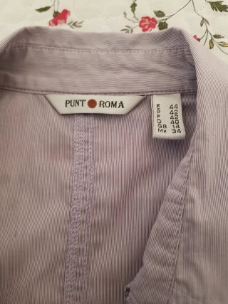 Camisa Punt Roma malva mujer
