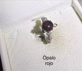 Anillos minerales plata925 Ajustables elige