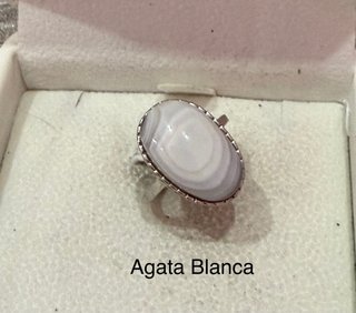 Anillos minerales plata925 Ajustables elige