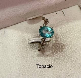 Anillos minerales plata925 Ajustables elige