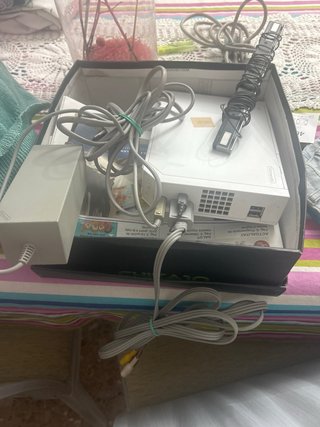 Cables Wii Blanca y Barra Sensor Nintendo