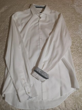 Camisa Zara Negra Hombre Talla M