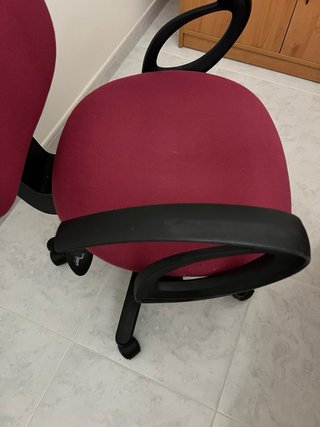 Silla de escritorio roja