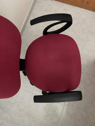 Silla de escritorio roja