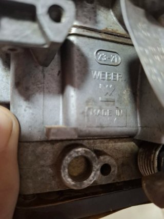 Carburador Weber TLDM 28/32 y Colector XR2