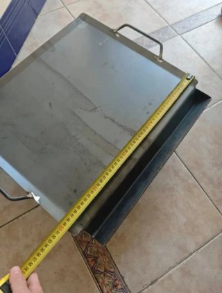 Plancha para barbacoa de metal