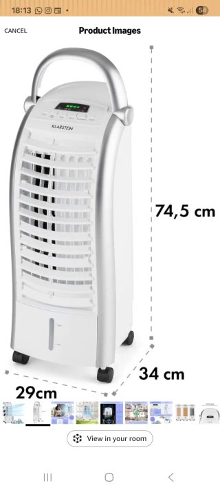 Klarstein Aire Acondicionado Portátil