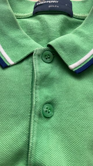 Polo Fred Perry Verde Talla S