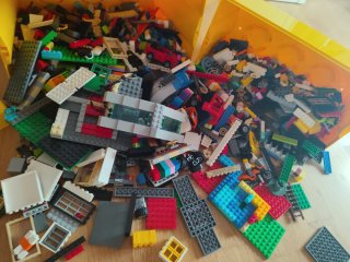 Lote de piezas LEGO, 3'8 kg