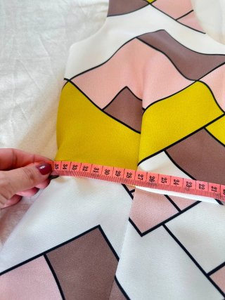 Vestito Cannella geometrico