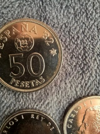 Lote 10 Monedas España 1982 estrella *81, FNM/SC