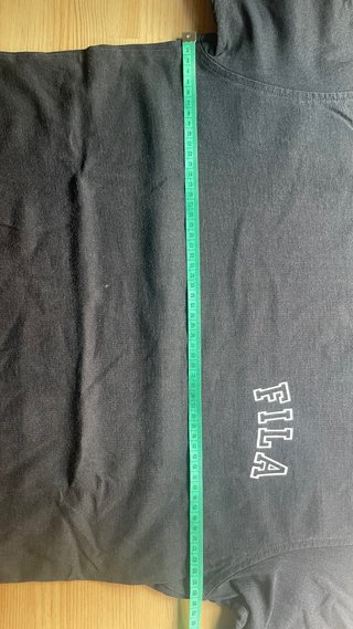 Camiseta Fila Negra V-Neck