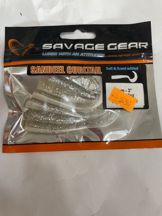 Señuelos Savage Gear Sandeel Curltail 10/7cm