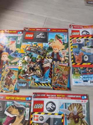 Lote 5 Revistas LEGO Jurassic World