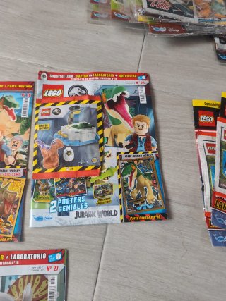 Lote 5 Revistas LEGO Jurassic World