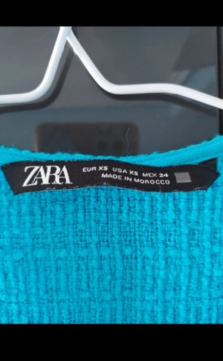 Vestido corto Zara azul