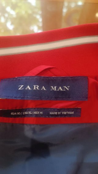 Chaqueta Zara Man Roja