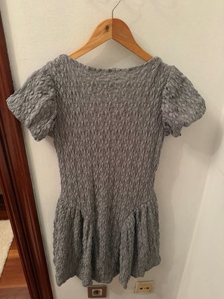 Vestido Zara gris talla M. Nuevo con etiqueta.