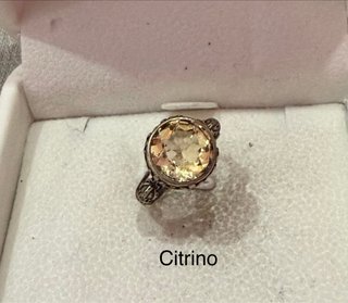 Anillos minerales plata 925 ajustables elige