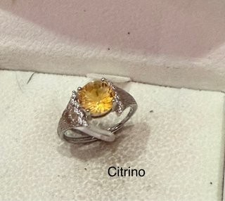 Anillos minerales plata 925 ajustables elige