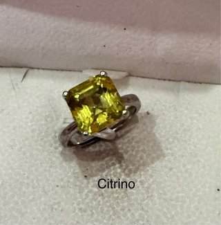 Anillos minerales plata 925 ajustables elige