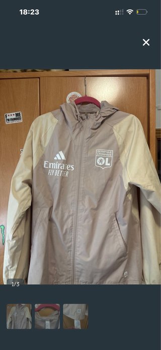 Chaqueta Adidas Beige Talla M