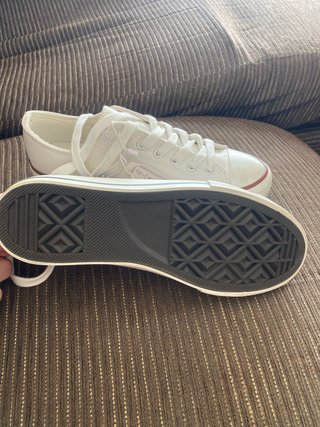 Zapatillas Blancas Piel Mujer Talla 39