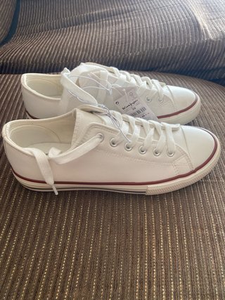 Zapatillas Blancas Piel Mujer Talla 39
