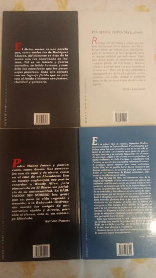 Autores españoles. Lote de 4. NUEVOS, SIN LEER