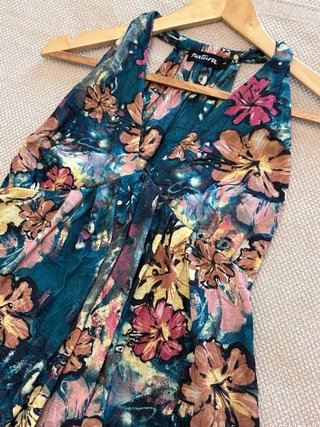 Vestido Boho Multicolor Talla L