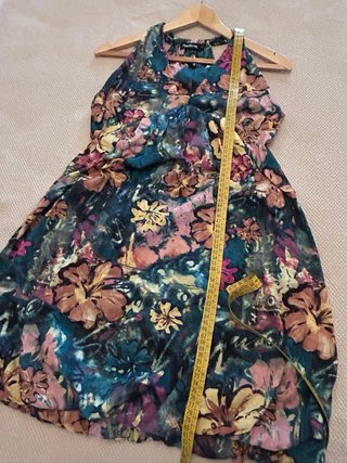 Vestido Boho Multicolor Talla L