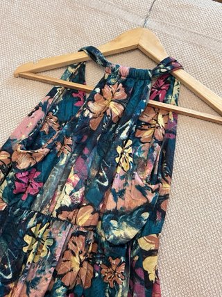 Vestido Boho Multicolor Talla L