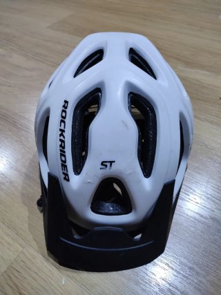 Casco Decathlon Rockrider MTB ST100 Blanco