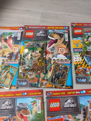 Lote 5 Revistas LEGO Jurassic World