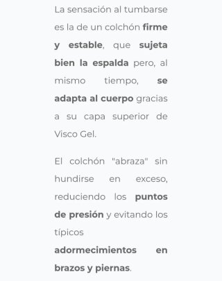 Colchón Visco Fit