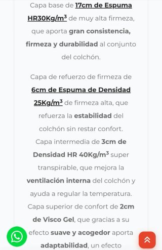 Colchón Visco Fit