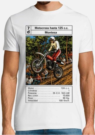 Camiseta Montesa Motocross 125cc Fournier