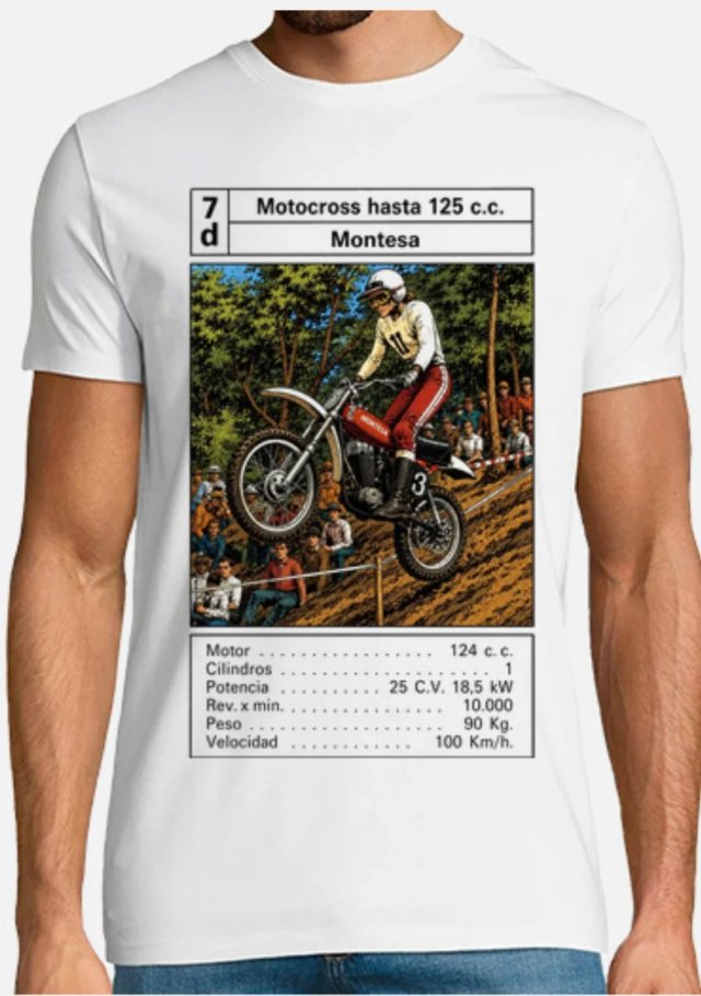 Camiseta Montesa Motocross 125cc Fournier